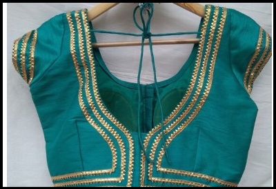 Blouse Back Side Design