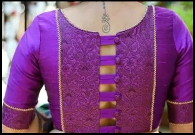 Blouse Back Side Design