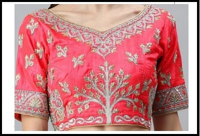 Blouse Front Side Design