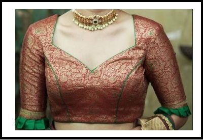 Blouse Front Side Design